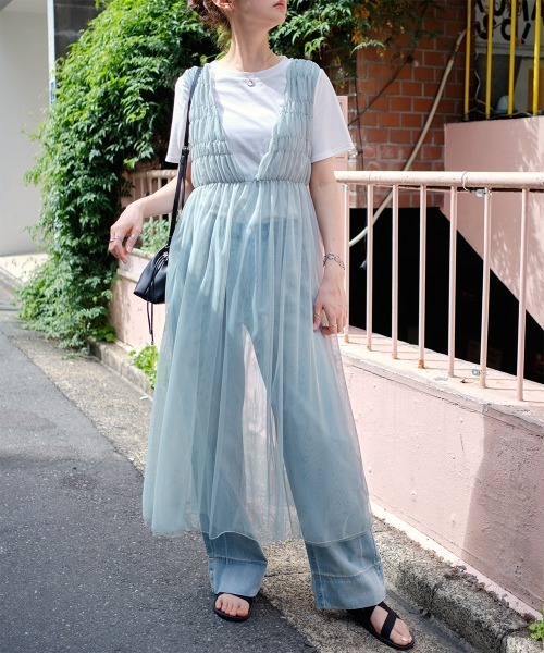 ワンピース チュールレイヤードワンピース : ZOZOTOWN Yahoo!店