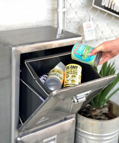 DULTON（ダルトン） ゴミ箱 ダストボックス TRASH CAN DOUBLE DECKER