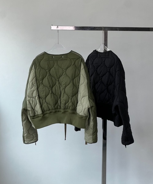 「chuclla」 ナイロンブルゾン S ブラック レディース_画像4