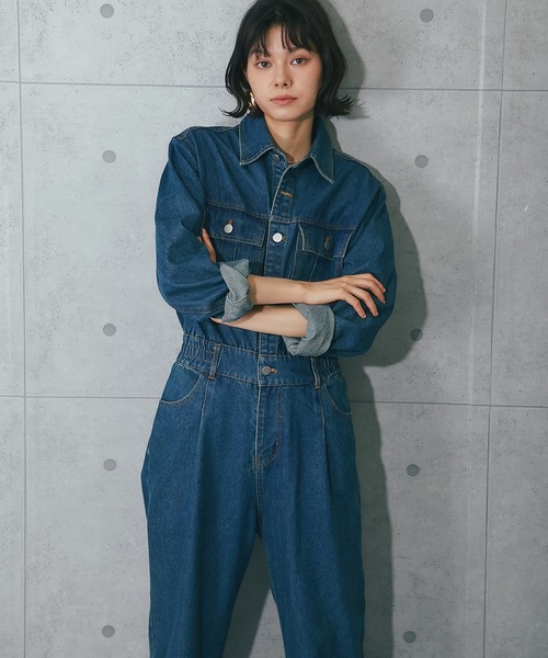 AnotherS オールインワンロング丈ワイドパンツドレス ANOTHER S