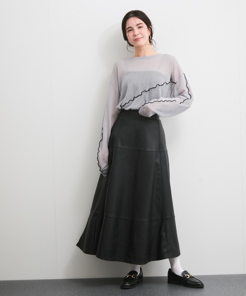 ADAM ET ROPE'（アダムエロペ） スカート 「Elisa Novelli」フェイク