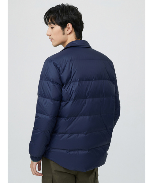 GAP（ギャップ） ダウンジャケット M ネイビー メンズ : ZOZOTOWN