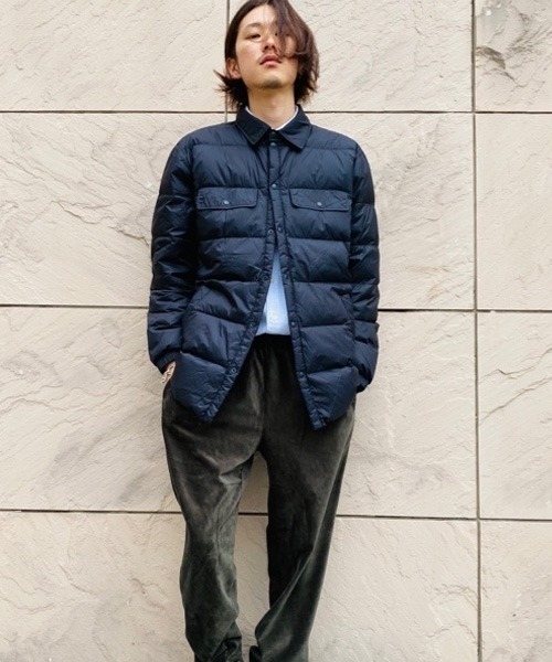 GAP（ギャップ） ダウンジャケット M ネイビー メンズ : ZOZOTOWN