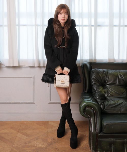 LIP SERVICE（リップサービス） ダッフルコート コート ファー