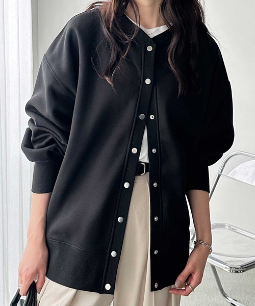 GeeRA（ジーラ） トレーナー スウェット 裏起毛2wayスウェット