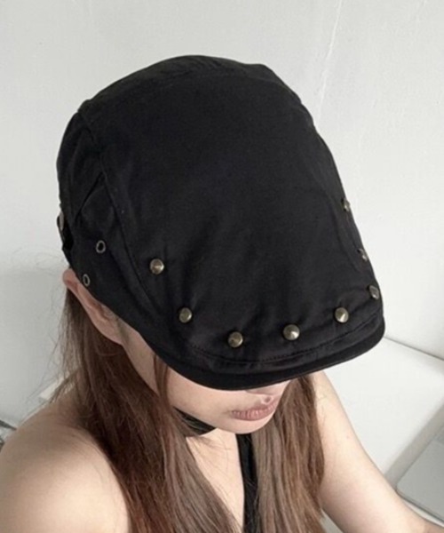GENZERO 2024 新品　星　スタッズ　パンク　ベレー帽　男女兼用 Sense of Grace 帽子 ベレー帽 アニマル刺繍 レディース