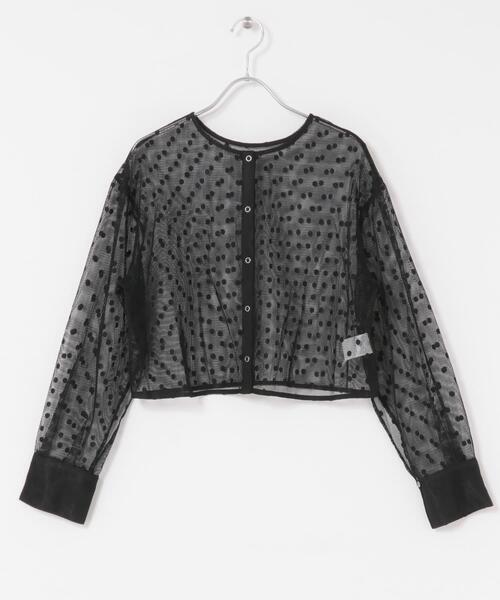 シアーメッシュドットプルオーバー レディース : ZOZOTOWN Yahoo!店