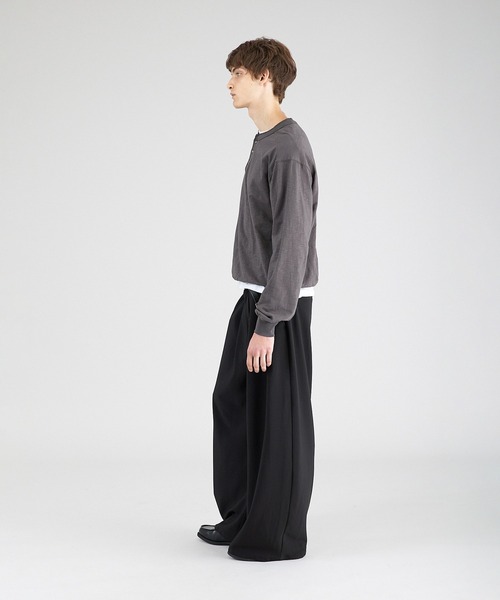 Regen Glanz ヘンリーネックスウェット Regen Glanz（レーゲングランツ）の「henry neck sweatshirt