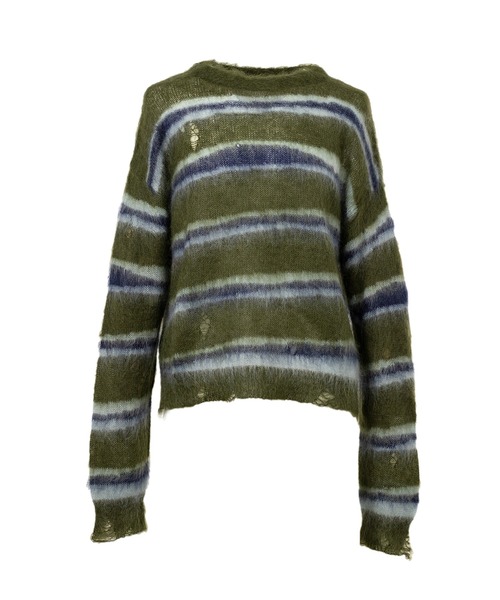 KAMIYA ダメージプルオーバーセーター KAMIYA（カミヤ）の「Distressed Pullover Sweater（ニット/セーター