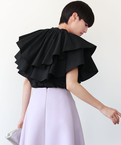 「ELFRANK」 ノースリーブブラウス FREE オフホワイト レディース_画像5