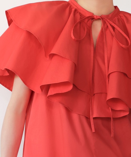 「ELFRANK」 ノースリーブブラウス FREE オフホワイト レディース_画像7