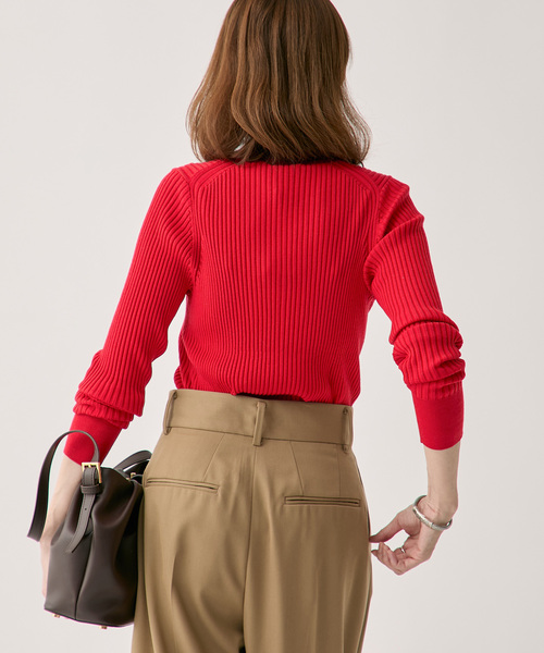 maruVERMEIL par IENA ウールVネックプルオーバー SLOWOOL Vネック プルオーバー（ニット/セーター）｜VERMEIL par iena