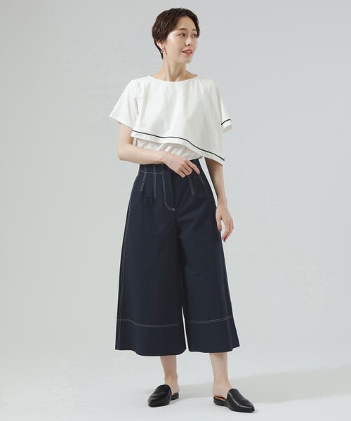 「CAST:」 半袖カットソー M グリーン系その他3 レディース_画像2