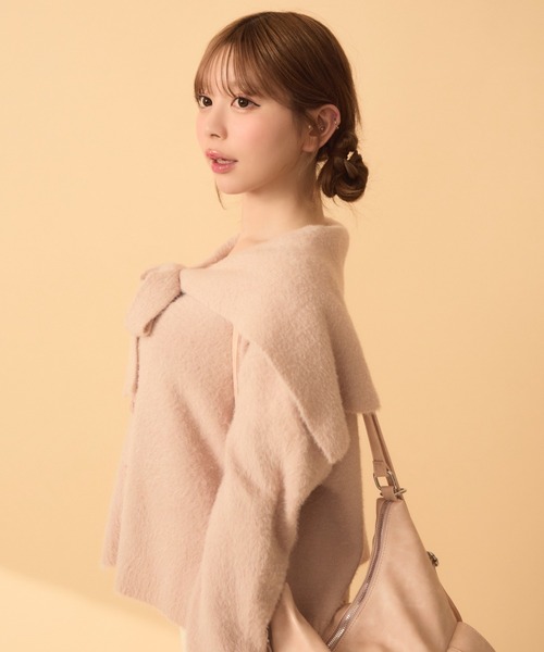 TITTY＆CO.（ティティーアンドコー） カーディガン セーラーカラー