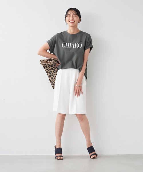 「MICA&DEAL」 半袖Tシャツ 36 ホワイト レディース_画像4