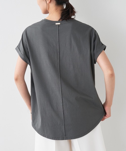 「MICA&DEAL」 半袖Tシャツ 36 ホワイト レディース_画像8