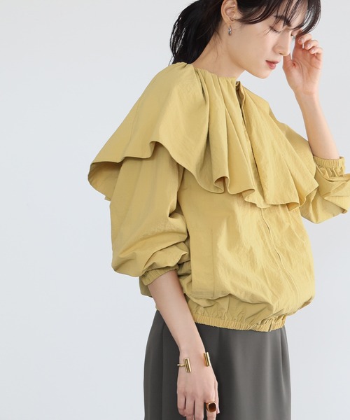 「ELFRANK」 ブルゾン FREE カーキ レディース_画像6