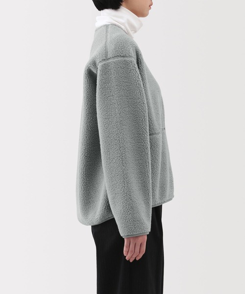 無印良品（MUJI） コート アウター 婦人 ボアフリースジャケット