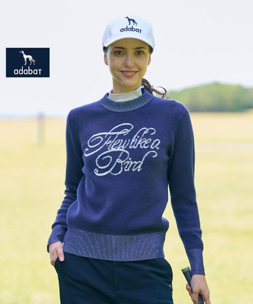 adabat（アダバット） ニット セーター 「新レーベル ADABAT NAVY
