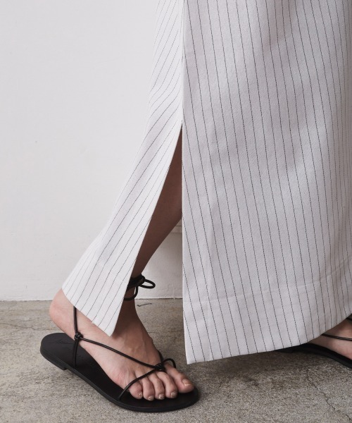 「CHIC STYLE」 半袖ワンピース 3L ホワイト レディース_画像7
