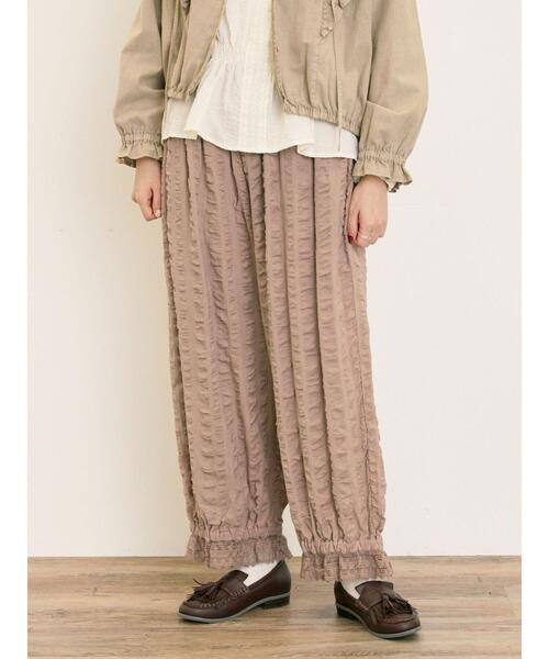 Samansa Mos2（サマンサモスモス） パンツ 「M/Lサイズ」裾スカラップ