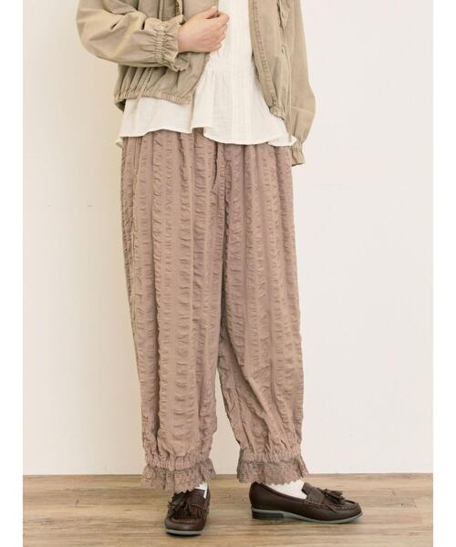 Samansa Mos2（サマンサモスモス） パンツ 「M/Lサイズ」裾スカラップ