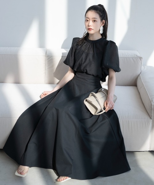 「VANNIE U」 7分袖ブラウス FREE アイボリー レディース_画像4