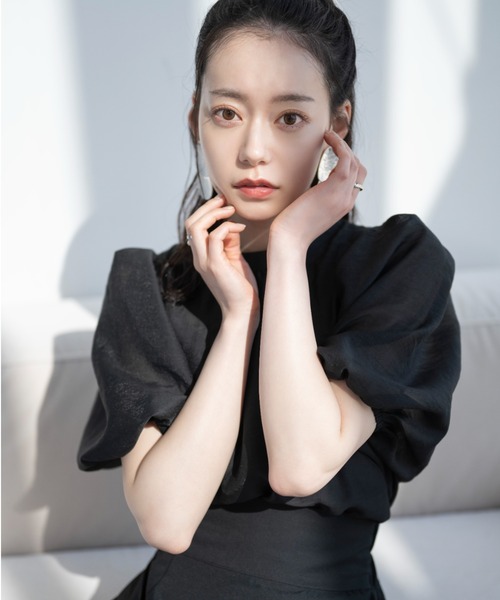 「VANNIE U」 7分袖ブラウス FREE アイボリー レディース_画像8