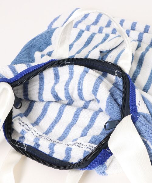 PUEBCO（プエブコ） ショルダーバッグ STRIPED TOWEL HELMET BAG