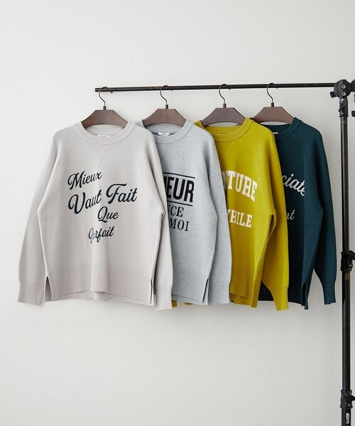 NAO（ナオ） ニット セーター 「NAO」アソート図案スエットライクプル