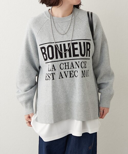 NAO（ナオ） ニット セーター 「NAO」アソート図案スエットライクプル