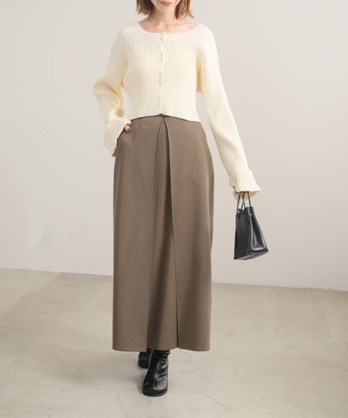 「RAY CASSIN」 フレアスカート FREE グレー レディース_画像6