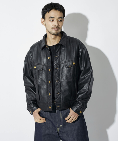 Lee（リー） 革ジャン ライダース メンズ : ZOZOTOWN Yahoo!店 - 通販