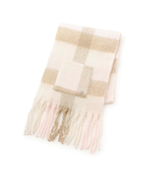 LOVETOXIC マフラー 「LTXC」チェックボリュームマフラー キッズ 子供