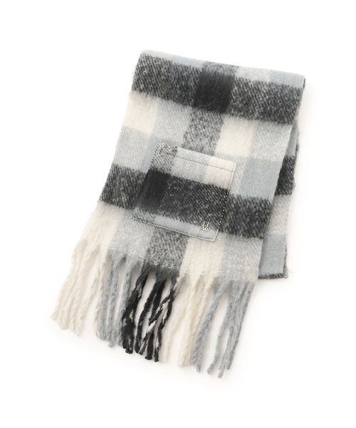 LOVETOXIC マフラー 「LTXC」チェックボリュームマフラー キッズ 子供