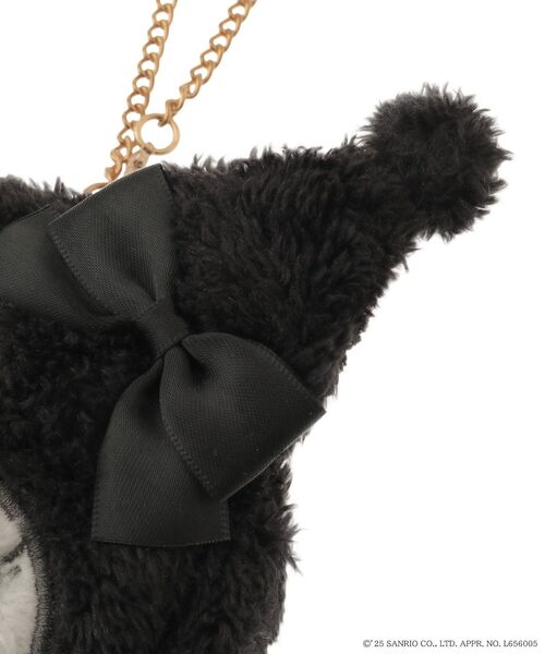 Maison de FLEUR（メゾンドフルール） ポーチ KUROMI フェイスポーチ