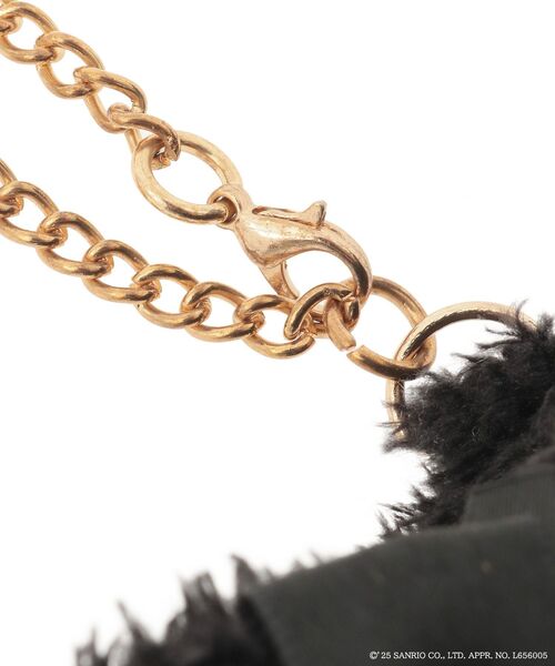 Maison de FLEUR（メゾンドフルール） ポーチ KUROMI フェイスポーチ