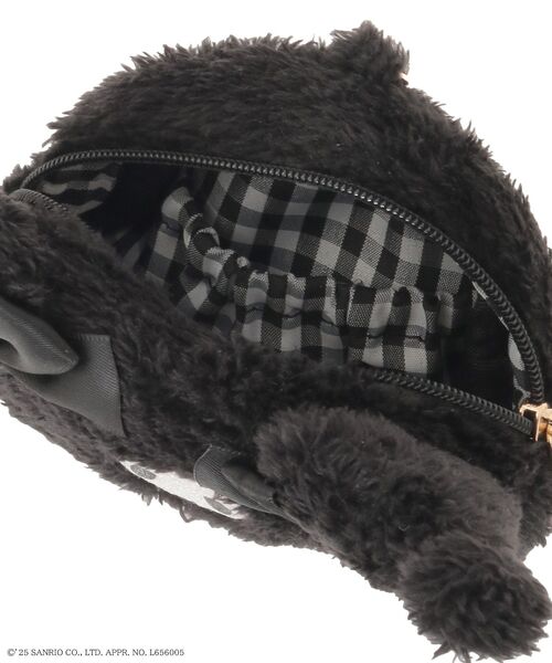 Maison de FLEUR（メゾンドフルール） ポーチ KUROMI フェイスポーチ