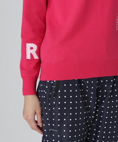 PEARLY GATES（パーリーゲイツ） tシャツ 12G部分ジャガードカシミヤ