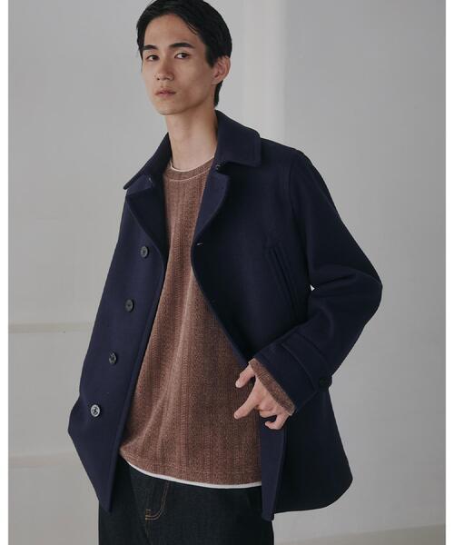 ジャケット・アウター th products modern pea coat THE SHOP TK pコート ピーコート ウーリックシングルPジャケット