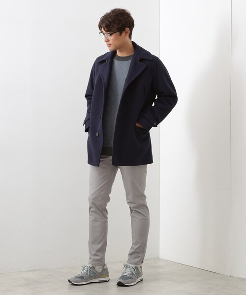 THE SHOP TK pコート ピーコート ウーリックシングルPジャケット