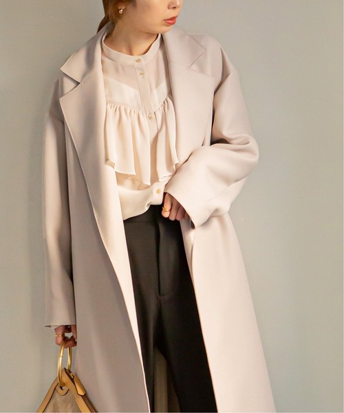 「NOBLE」 コート 38 ベージュ レディース_画像6