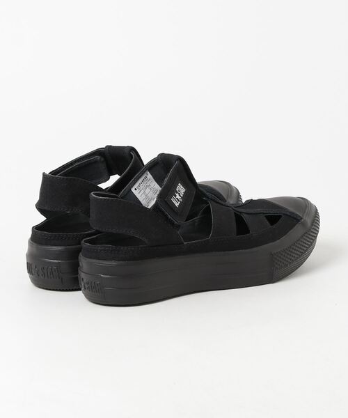「CONVERSE」 フラットサンダル 24.5cm ブラック レディース_画像2