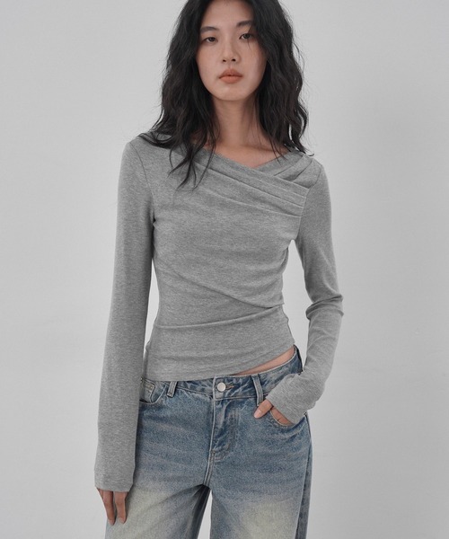EIGHTHMONTH tシャツ クロスオーバートップス EM25a104「EIGHTHMONTH