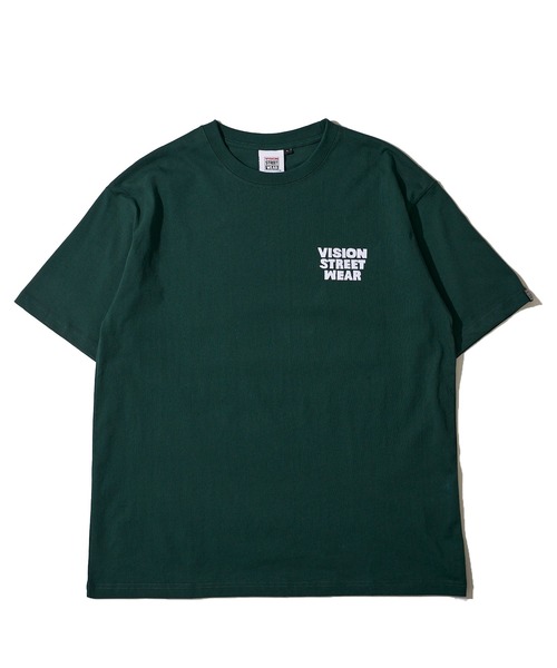 「VISION STREET WEAR」 半袖Tシャツ MEDIUM グリーン レディース_画像7