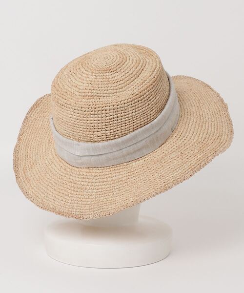 「Ray BEAMS」 ストローハット ONE SIZE ナチュラル レディース_画像2