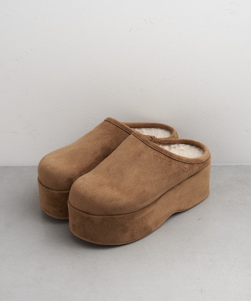 Ray Cassin（レイカズン） スリッポン 厚底ムートンスリッポン