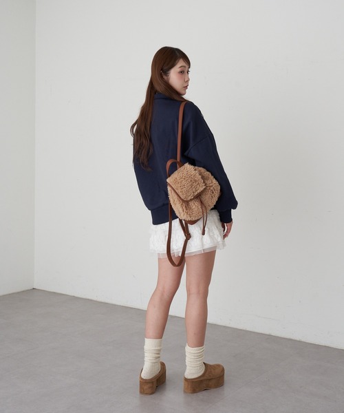 Ray Cassin（レイカズン） スリッポン 厚底ムートンスリッポン