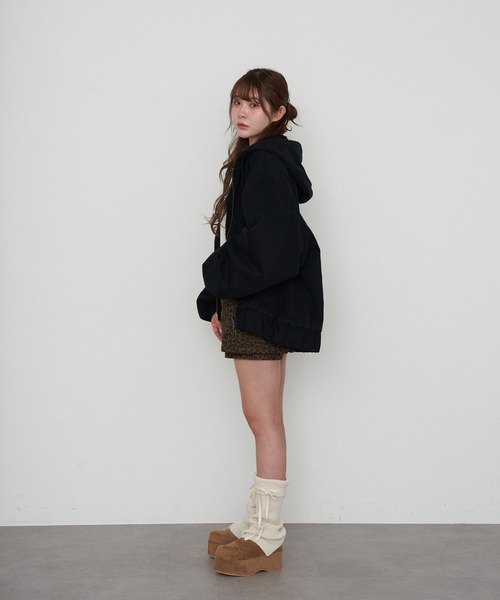 Ray Cassin（レイカズン） スリッポン 厚底ムートンスリッポン