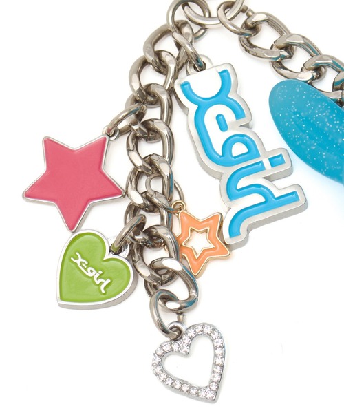 X-girl（エックスガール） キーホルダー GUMMY BUNNY COLORFUL KEY
